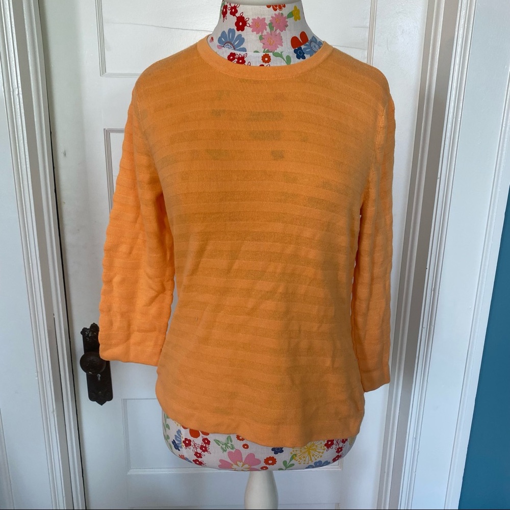 VTG Ribbed Orange Sweater